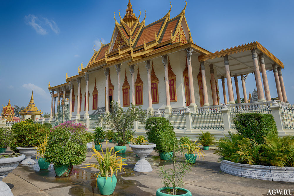 Королевский дворец в Пномпене, Камбоджа